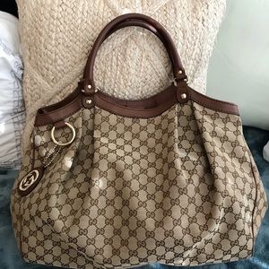 Gucci Sukey Tote GG Canvas Large
